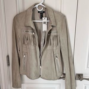 Gorgeous suede fringed jacket